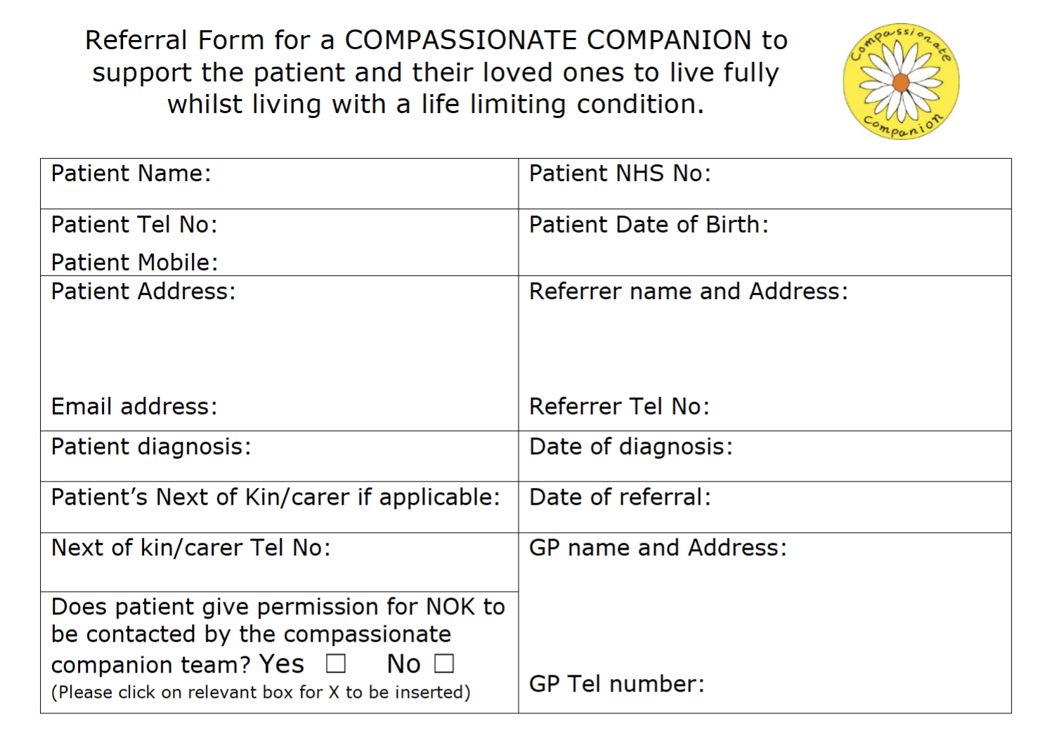 cc referral form