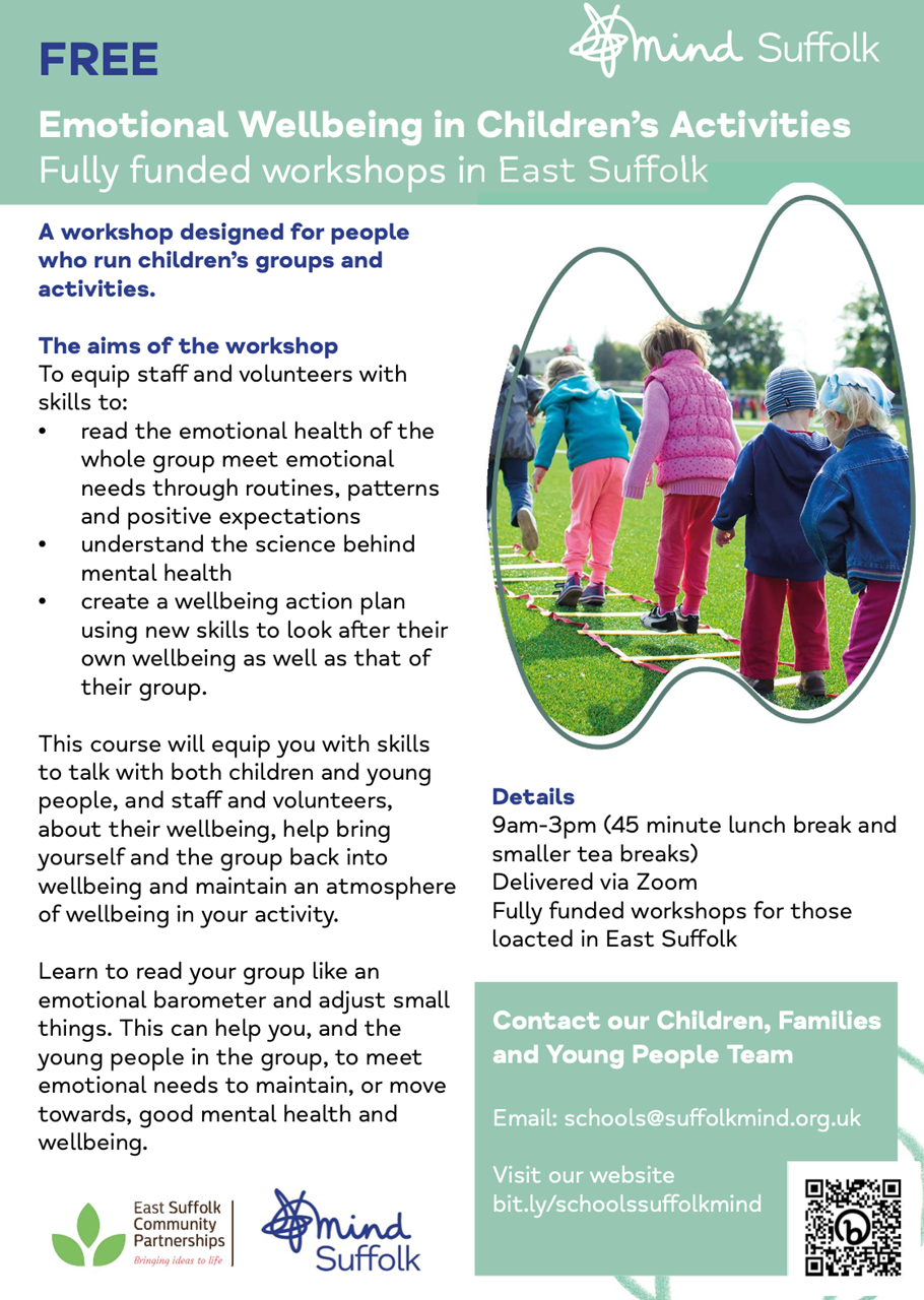 Children's emotional wellbeing courses